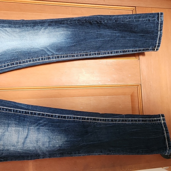 Miss Me Hailey Straight Leg Skinny Jeans With Bling - Picture 3 of 7